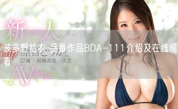 波多野结衣 品番作品BDA-111介绍及在线观看